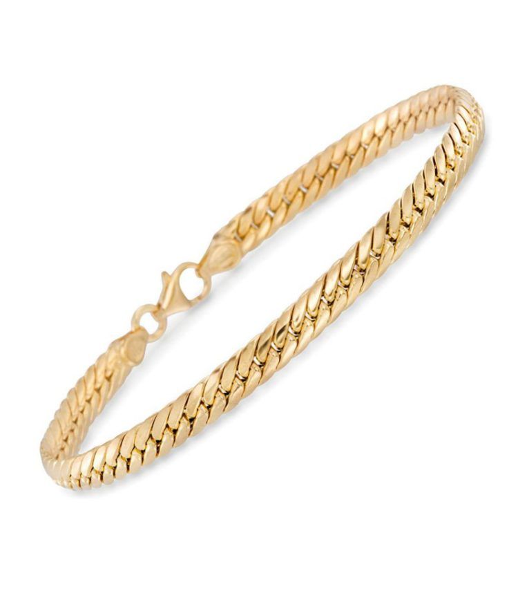 Golden Braid Bracelet — pletena narukvica žuto zlato