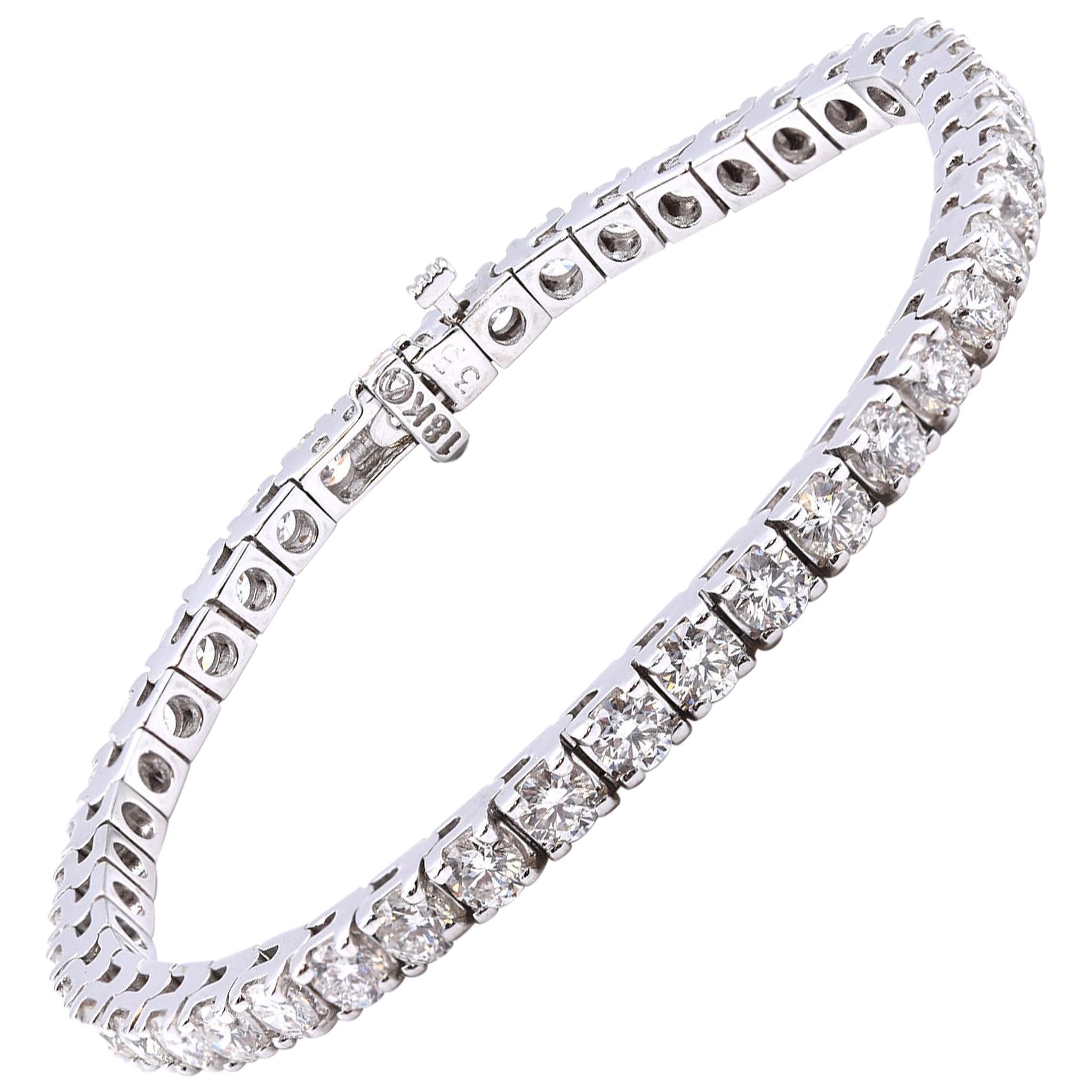 Tennis Bracelet Classic — narukvica bijelo zlato dijamanti